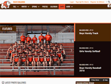 Tablet Screenshot of heathathletics.com